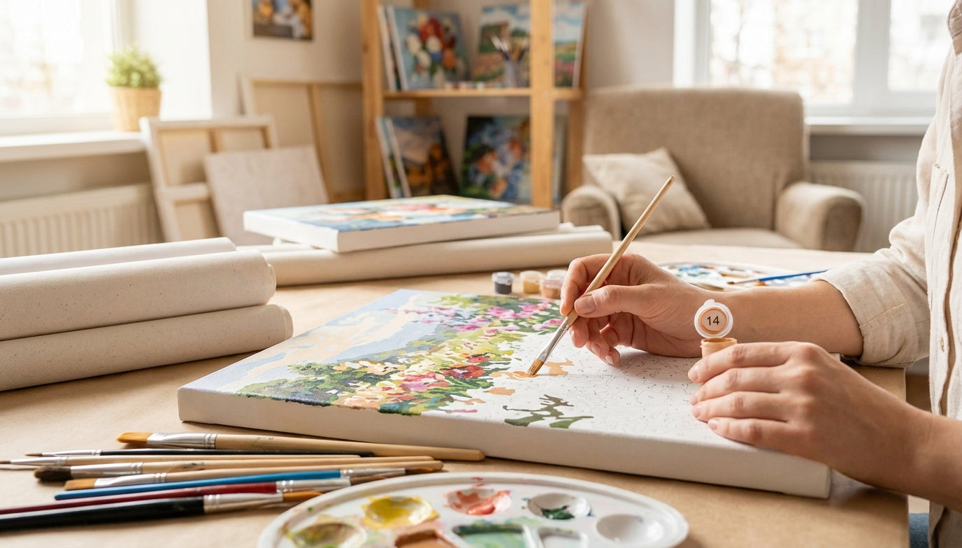 Elevate Your Art: Why High-Quality Acrylic Paint & Canvas Paint By Numbers Kits Matter