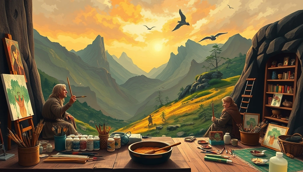 Discover the Best Paint by Numbers Kits for Adults Featuring Lord of the Rings Masterpieces