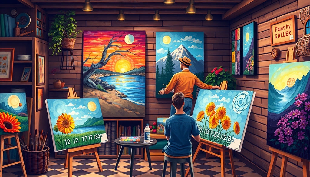 Get Creative: Paint by Numbers Kits with High-Quality Acrylic Paint