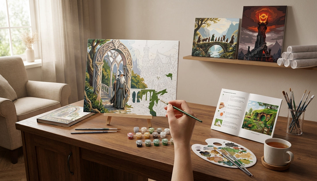 Choosing Your Next Adventure: A Guide to LoTR Paint by Numbers Kits