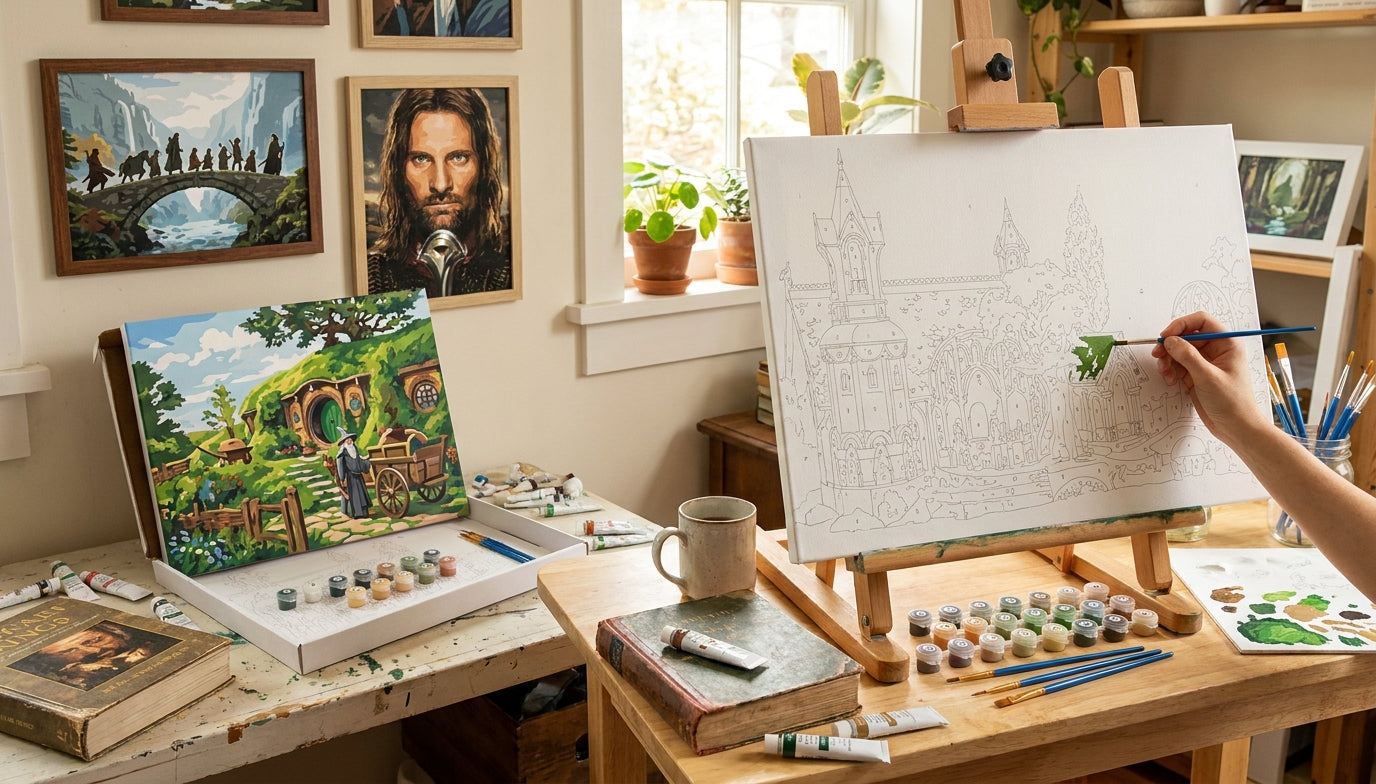 One Kit to Rule Them All: The Best LotR Paint by Numbers for True Fans