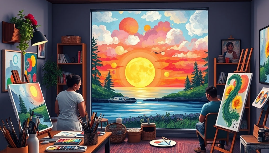 Explore Paint by Numbers Kits with Famous Paintings to Ignite Your Creativity