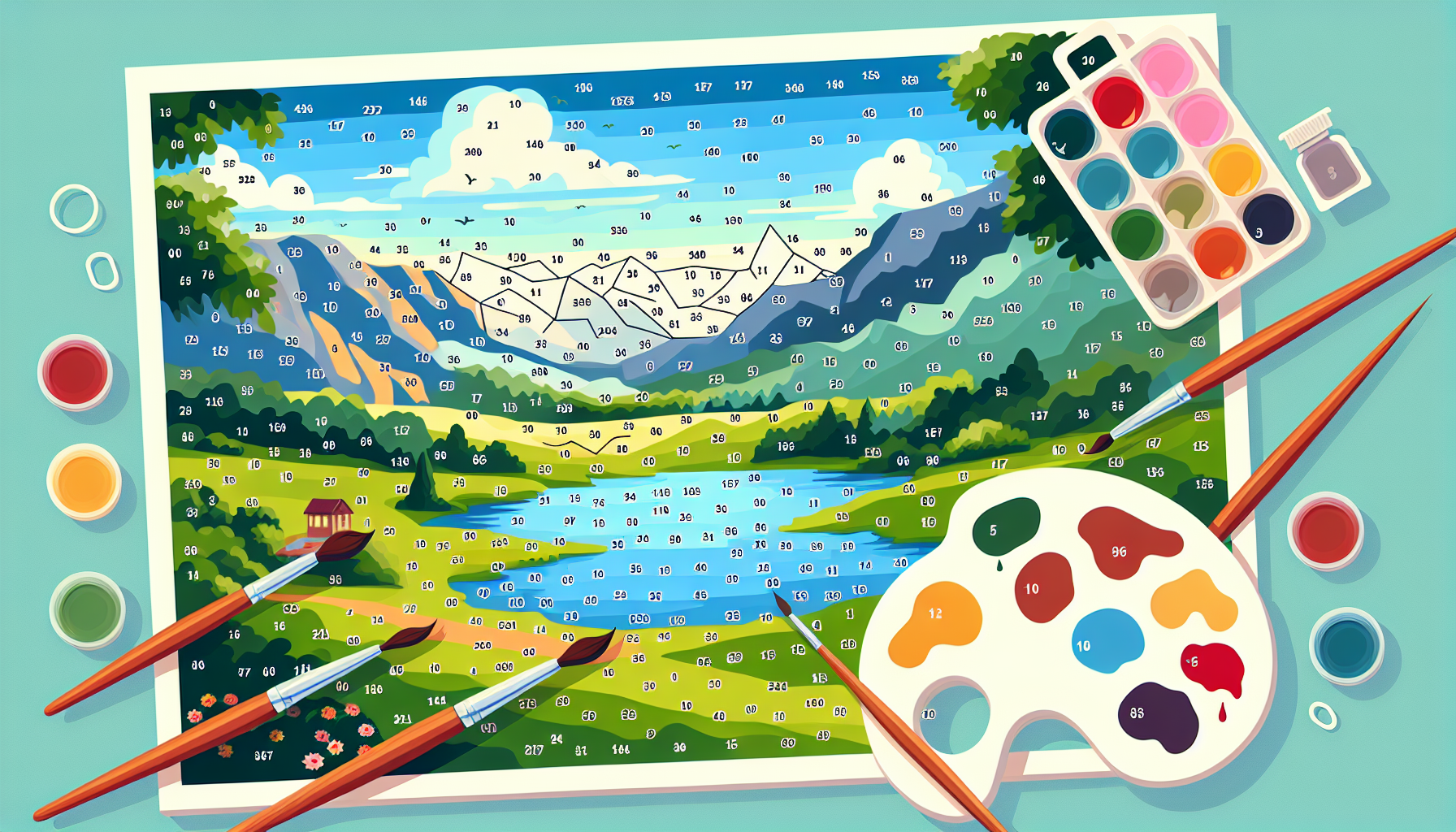 Discover the Joy of Painting by Numbers: A Step-by-Step Beginner's Gui ...