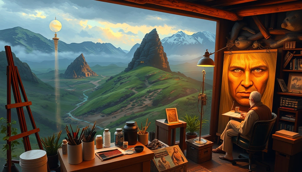 Enhance Your Craft: Paint by Numbers Kits with High-Quality Acrylic Paint Featuring Middle-earth