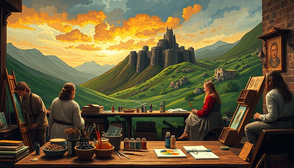 Unwind with Our Top 10 Cheap Paint by Numbers Kits for Beginners in The Lord of the Rings Theme