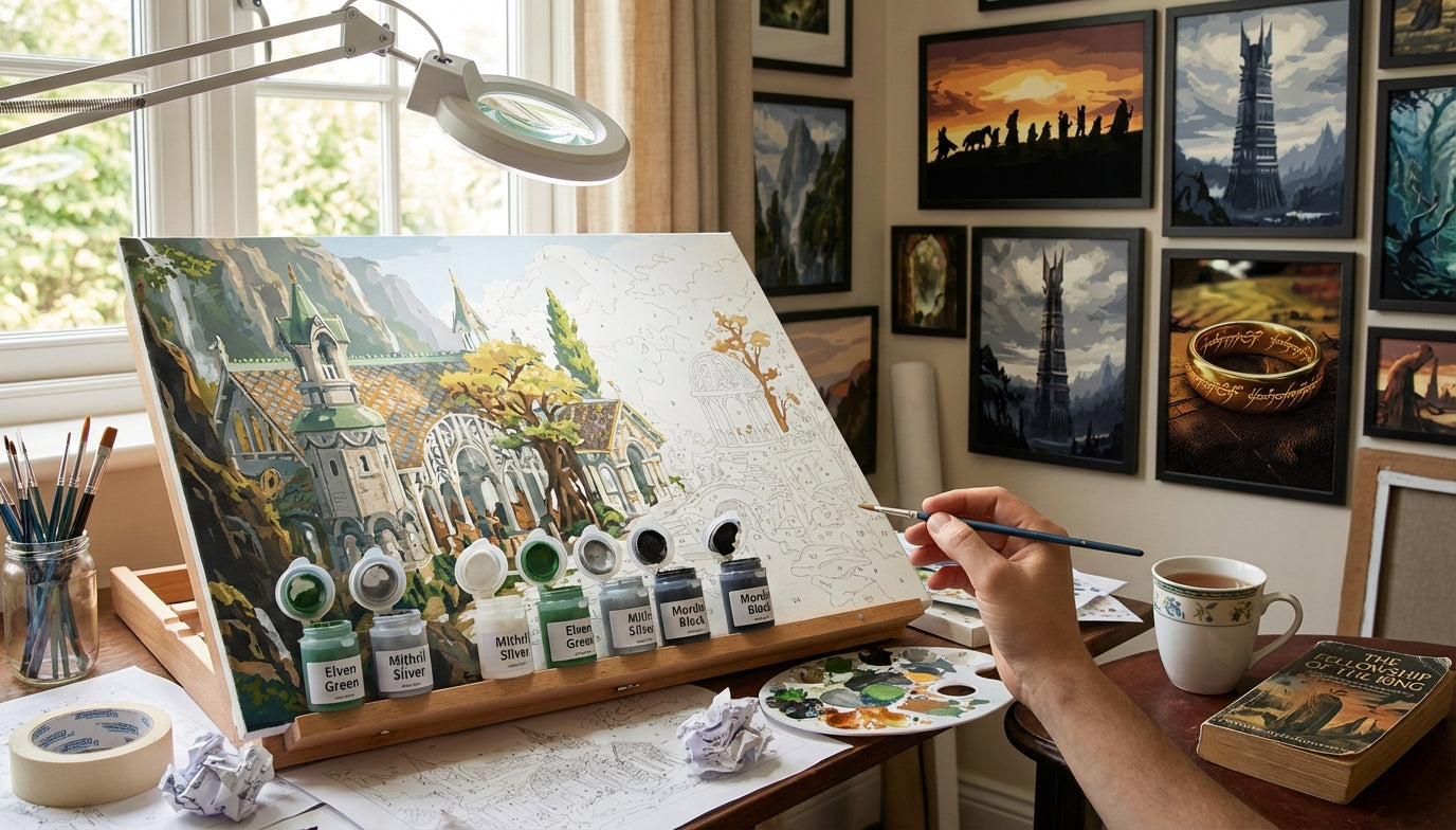 The One Kit to Rule Them All Advanced LotR Paint by Numbers for Experienced Painters