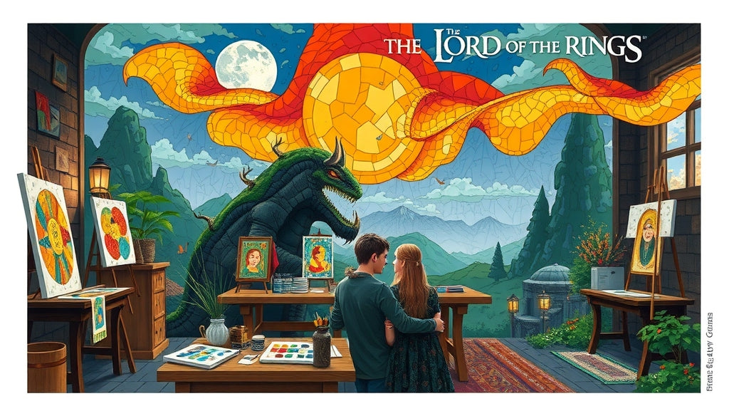 Discover the Best Paint by Numbers Kits for Adults: Unleash Your Inner Artist with The Lord of the Rings