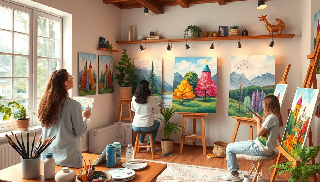 Explore Wildlife and Nature Paint by Numbers Kits Designed for Adults