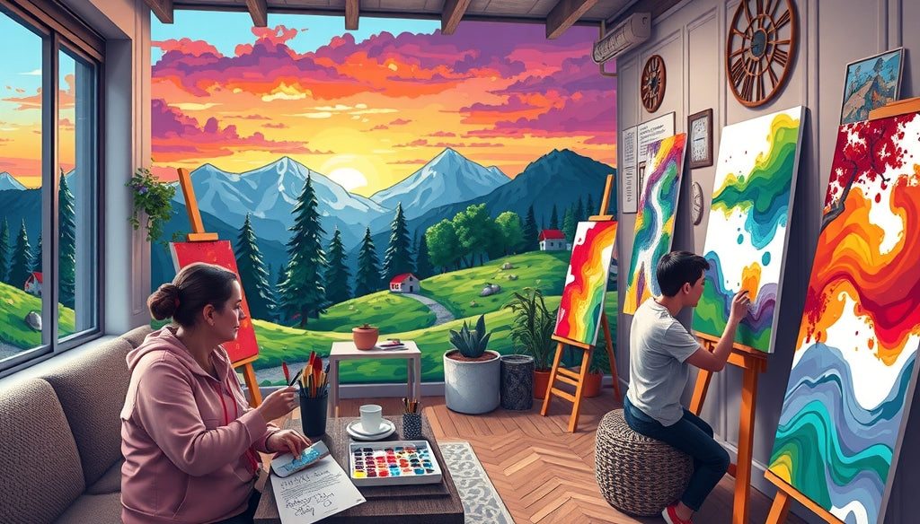 Discover the Best Paint by Numbers Kits for Adults in the US to Relieve Stress and Spark Creativity