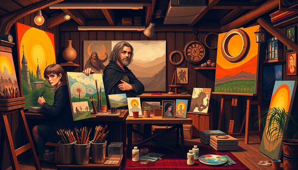 Unleash Your Inner Artist: The Best Paint by Numbers Kits for The Lord of the Rings Fans