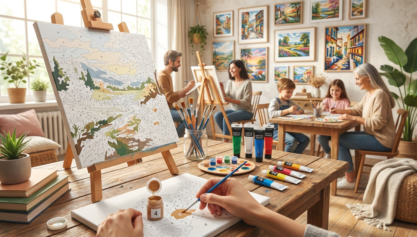 Unlock Your Inner Artist: Why Paint By Numbers Is Your Next Creative Hobby
