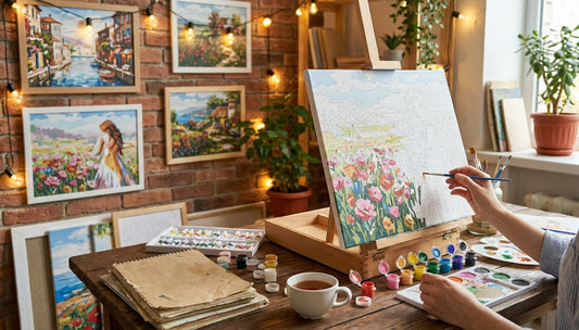 Easy Paint by Numbers Kits for Stress-Free Art