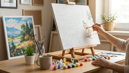 PBN Kits with Wooden Frame: Display Your Art