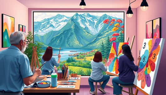 Kickstart Your Creative Journey with Extra Large Paint by Numbers Kits