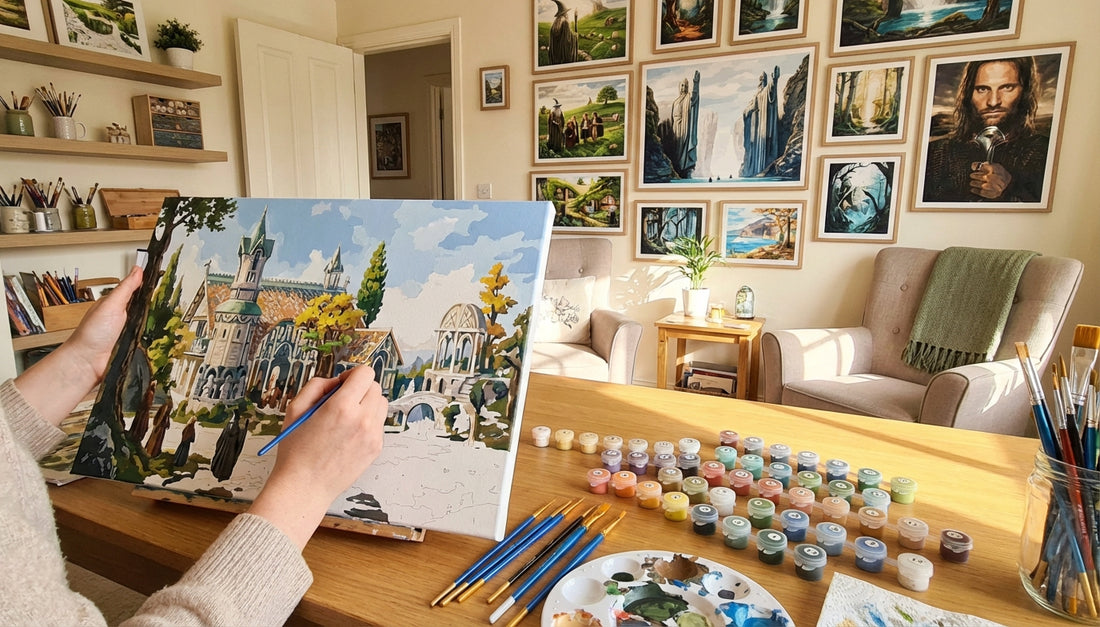 Your Favorite Lord of the Rings Scene, Now a Paint by Numbers Masterpiece