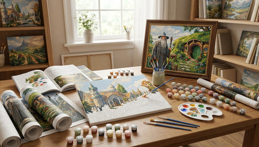 Beyond the Books: Custom Lord of the Rings Paint By Numbers Kits Revealed