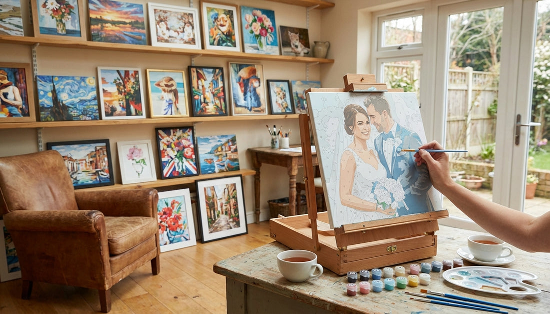 Personalized PBN for Weddings: Unique Keepsake Art