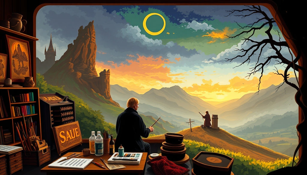 Explore the Best Paint by Numbers Kits for Adults Inspired by The Lord of the Rings