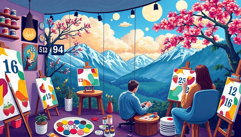 Enhance Your Artwork with Extra Paint Colors in Paint by Numbers Sets