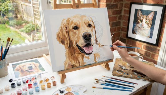 Turn Your Pet Photo Into A Custom Paint By Numbers Kit