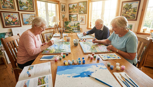 Best Easy PBN Kits for Seniors: Relax & Create