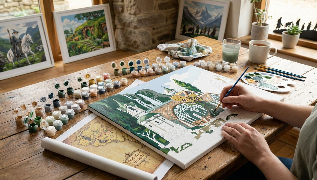 Discover Your Inner Artist: Lord of the Rings Paint by Numbers Kits with High-Quality Acrylic Paint