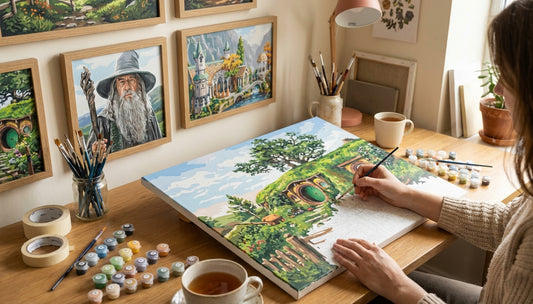 Unleash Middle-earth Magic: Lord of the Rings Paint by Numbers Kits for Adults Who Love Art
