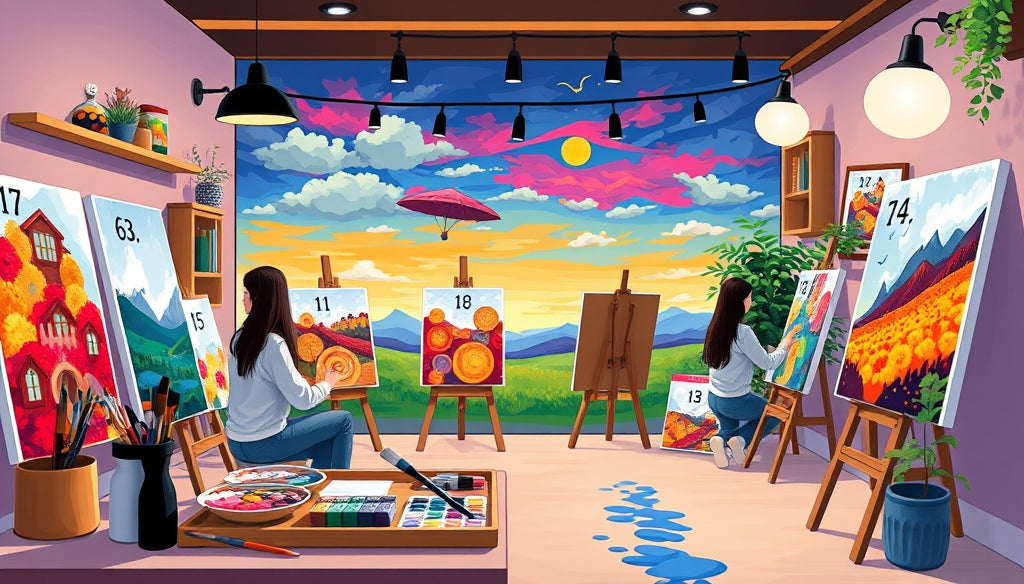 Where to Buy Premium Paint by Numbers Kits in the US with Free Shipping!