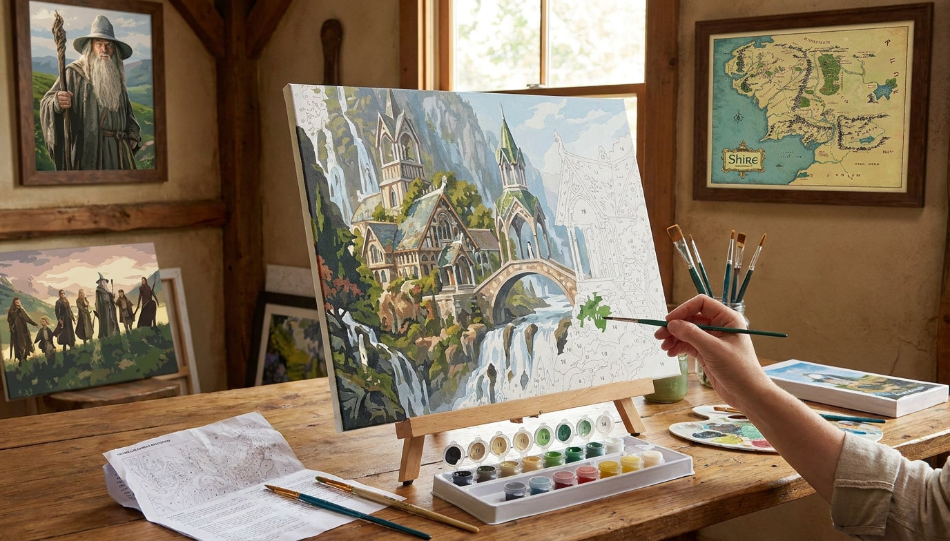 The One Kit to Rule Them All: Our Top Pick for LOTR Paint by Numbers Enthusiasts