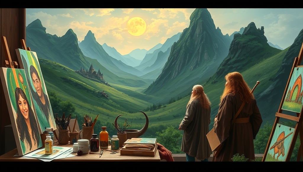 Unlock Your Creativity: Buy Paint by Numbers Kits with Free Shipping in the USA Inspired by Middle-Earth