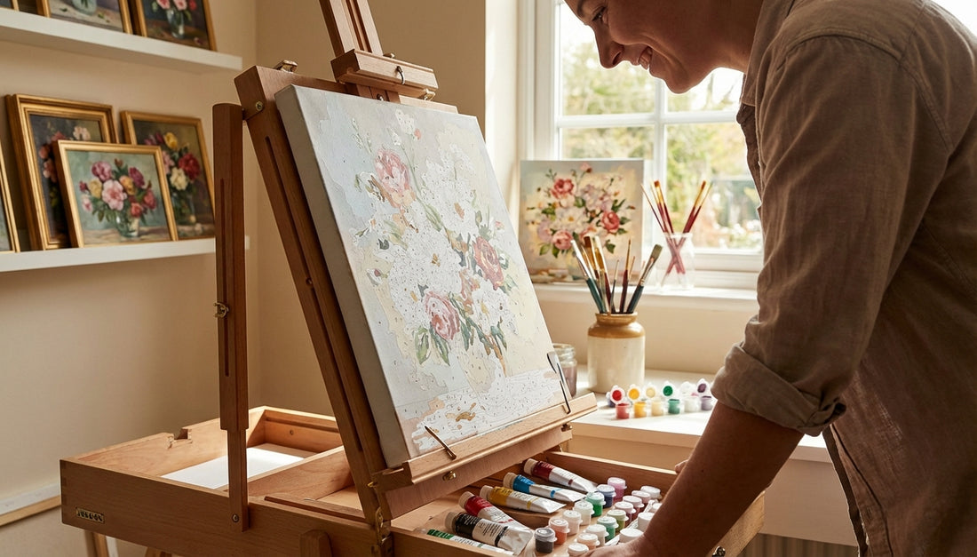 Flower Paint by Numbers: Detailed Designs for Beauty