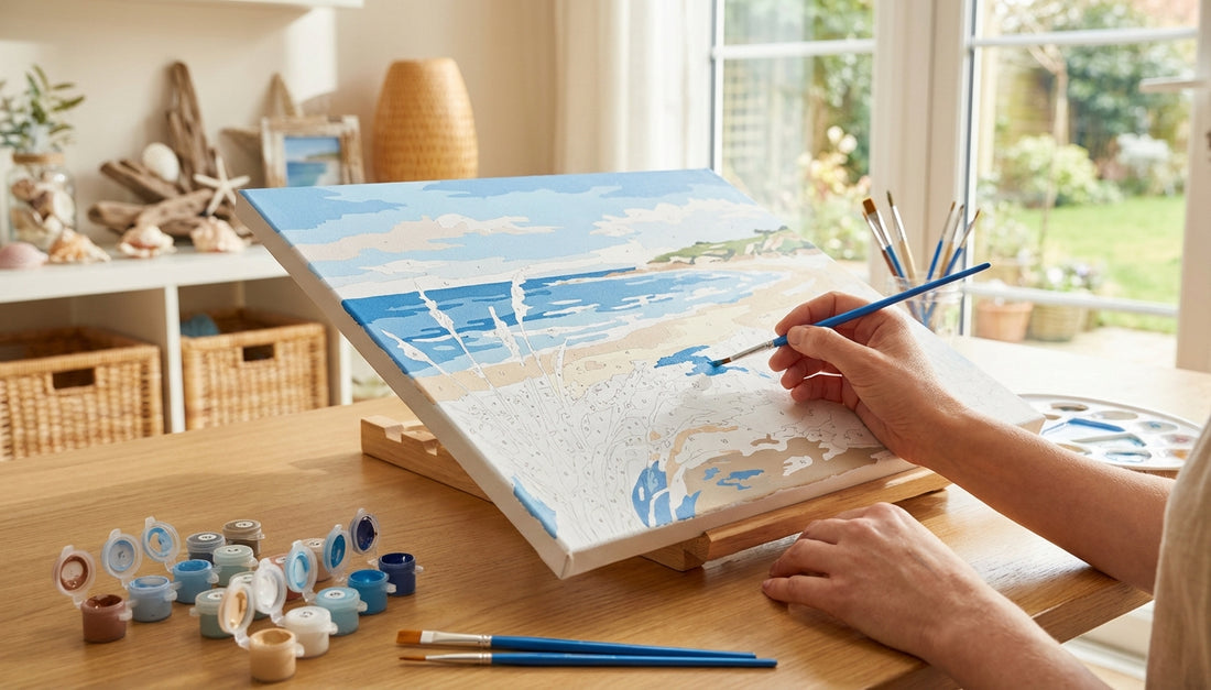 Beach Vibe Decor: Ocean PBN Kits for Your Home