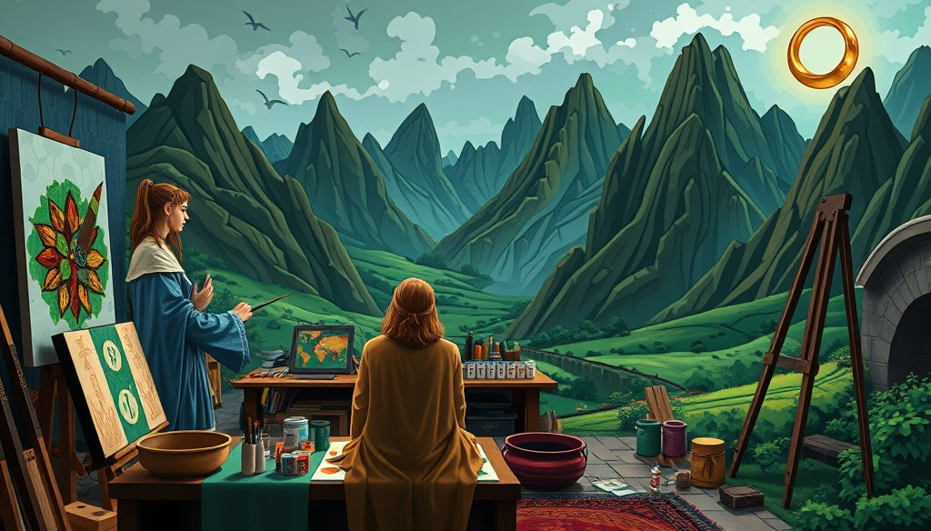 Discover the Best Paint by Numbers Kits for Adults Inspired by The Lord of the Rings