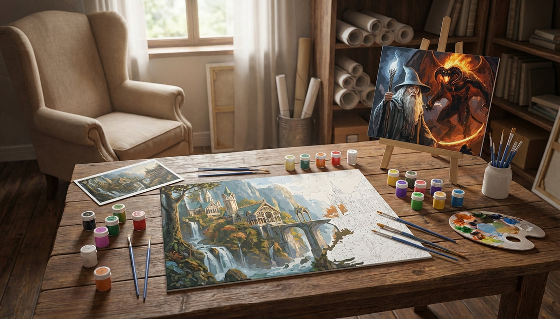 Lord of the Rings Paint by Numbers Kits for Adults Who Love Art A Detailed Review