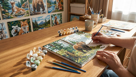 Wildlife & Nature PBN Kits: Serenity on Canvas