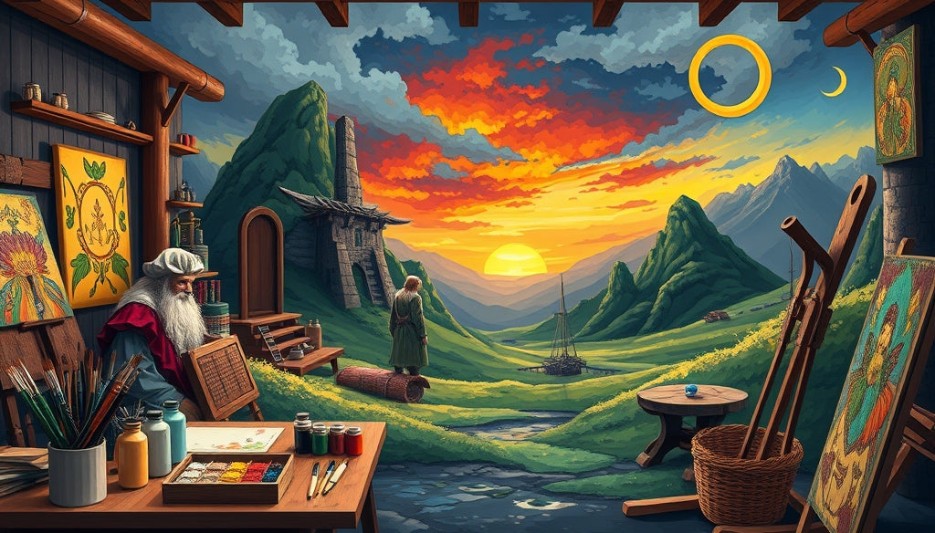 Top 7 Advanced Paint by Numbers Kits with Fine Details for The Lord of the Rings Enthusiasts