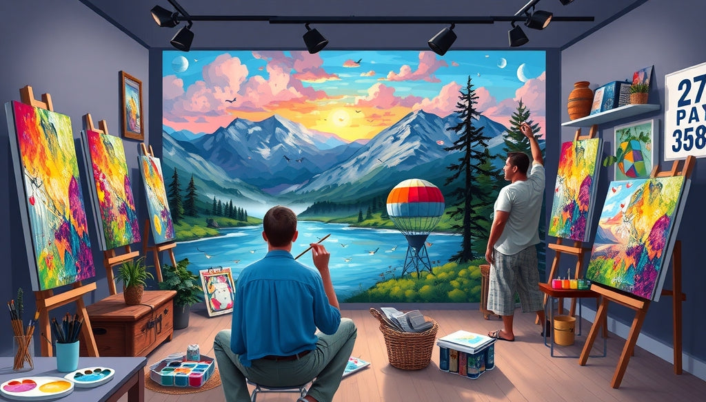 Discover the Best Paint by Numbers Kits for Adults in the US: Relaxation Awaits