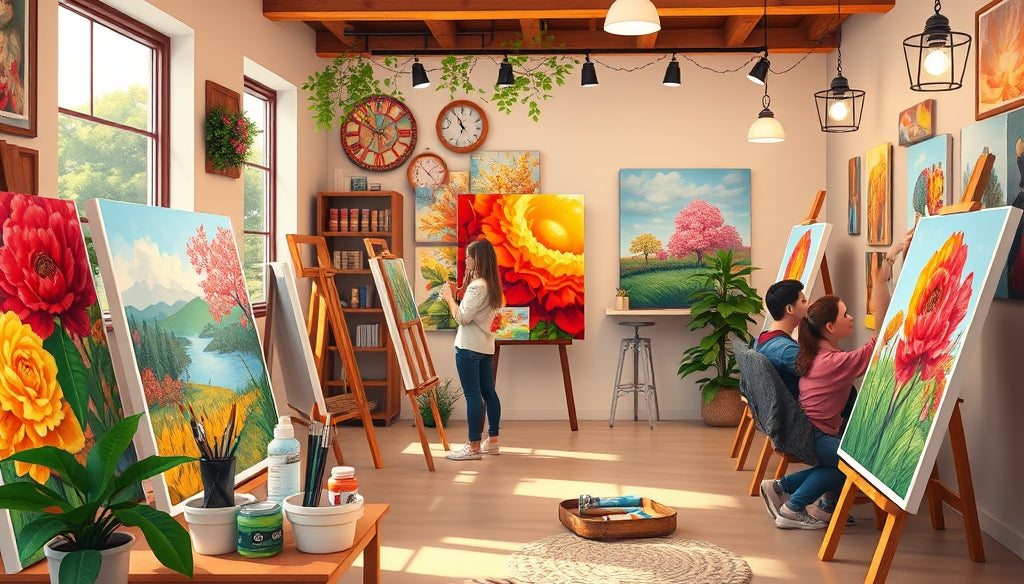 Transform Your Space: Ocean and Beach Paint by Numbers Kits for Home Decor