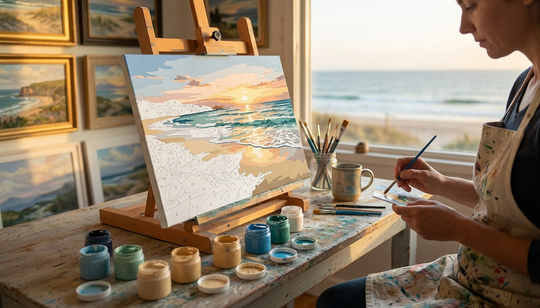 Ocean & Beach PBN Kits: Escape to Serenity at Home