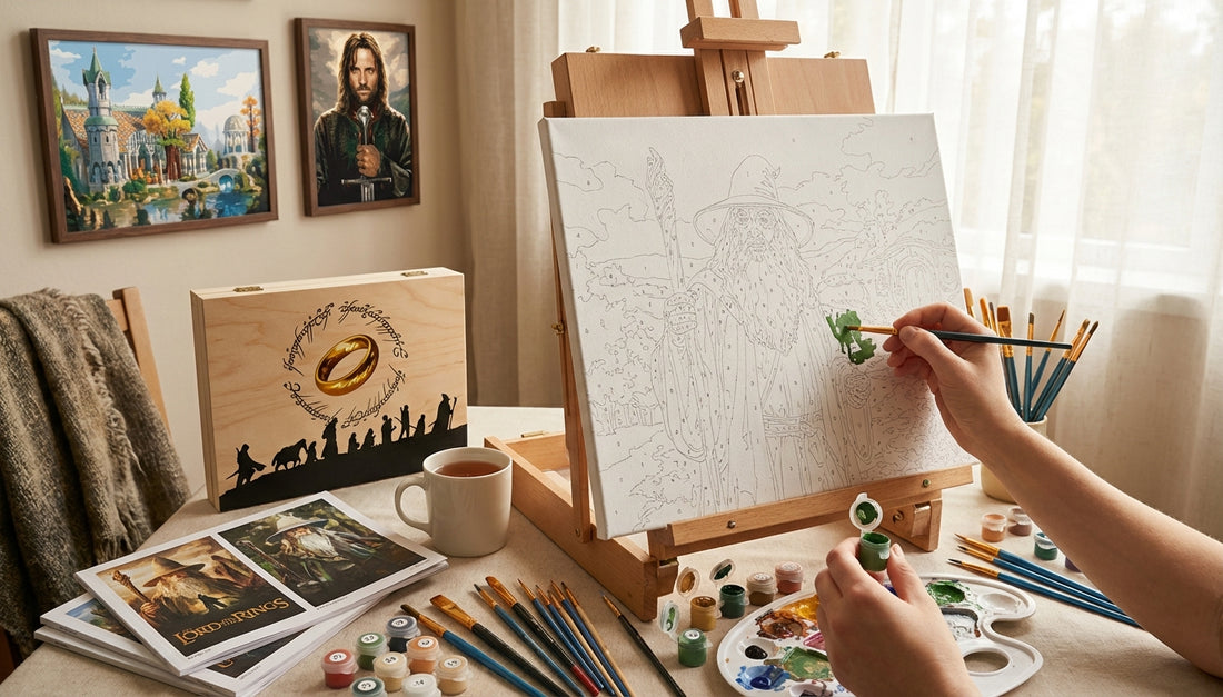 From Novice to Gondor Artist: Lord of the Rings Paint by Numbers for All Skill Levels