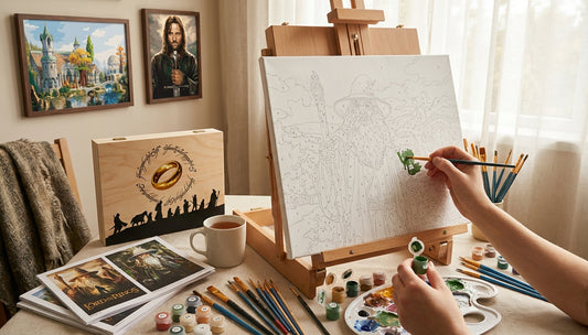 From Novice to Gondor Artist: Lord of the Rings Paint by Numbers for All Skill Levels