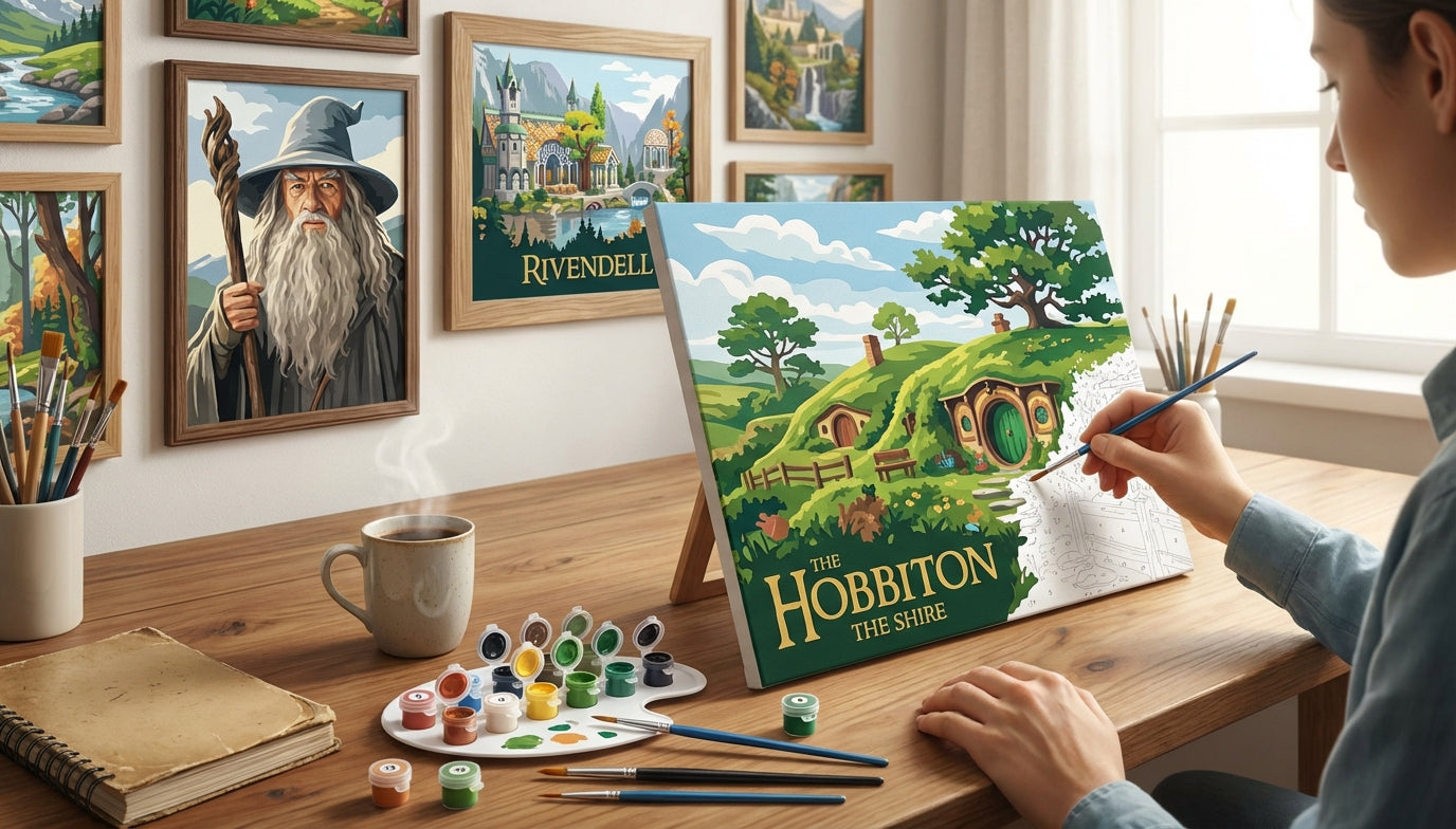 Unleash Your Inner Artist: Why Lord of the Rings Paint by Numbers is Your Next Hobby