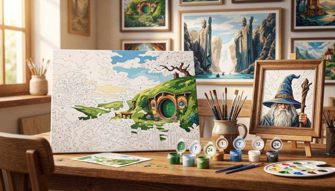 No Experience Needed: Start Your Creative Journey with LoTR Paint by Numbers