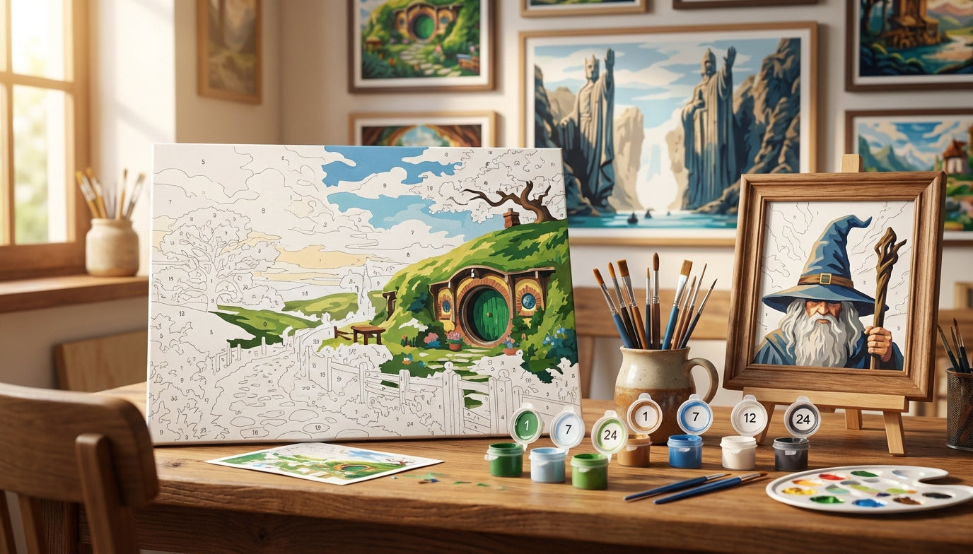 No Experience Needed: Start Your Creative Journey with LoTR Paint by Numbers