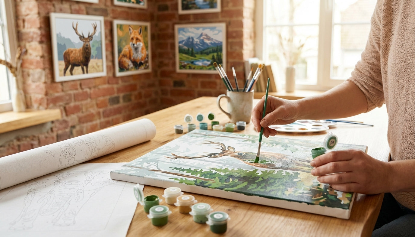 Wildlife Wonders: Nature PBN Kits for Relaxation