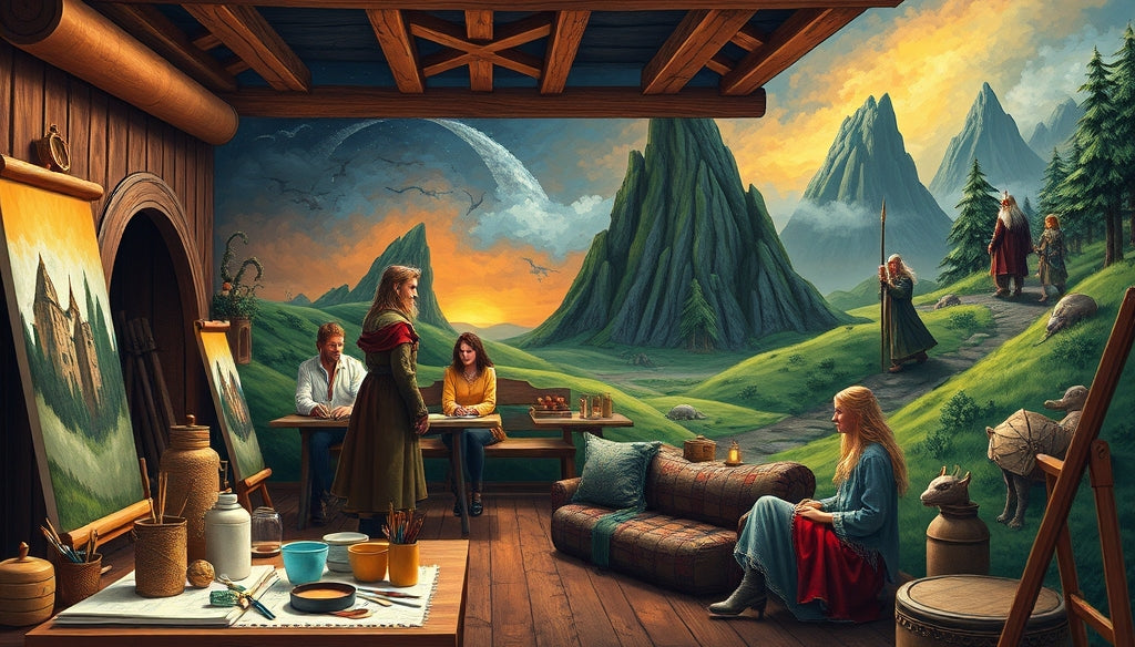 Flower Paint by Numbers Kits with Detailed Designs: Embrace Nature in Your Favorite Fantasy World