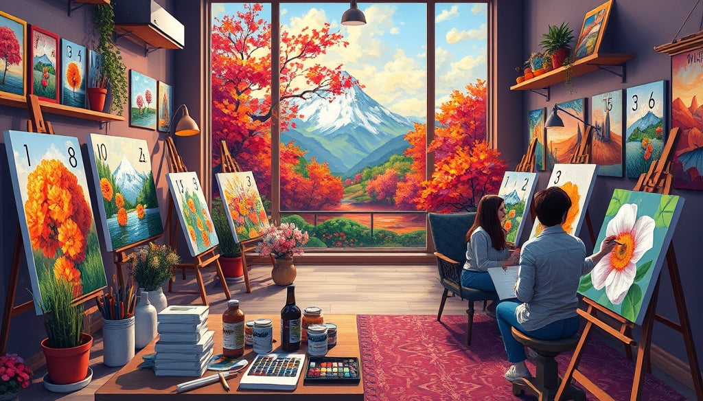 Where to Buy Premium Paint by Numbers Kits in the US with Free Shipping and Fast Delivery