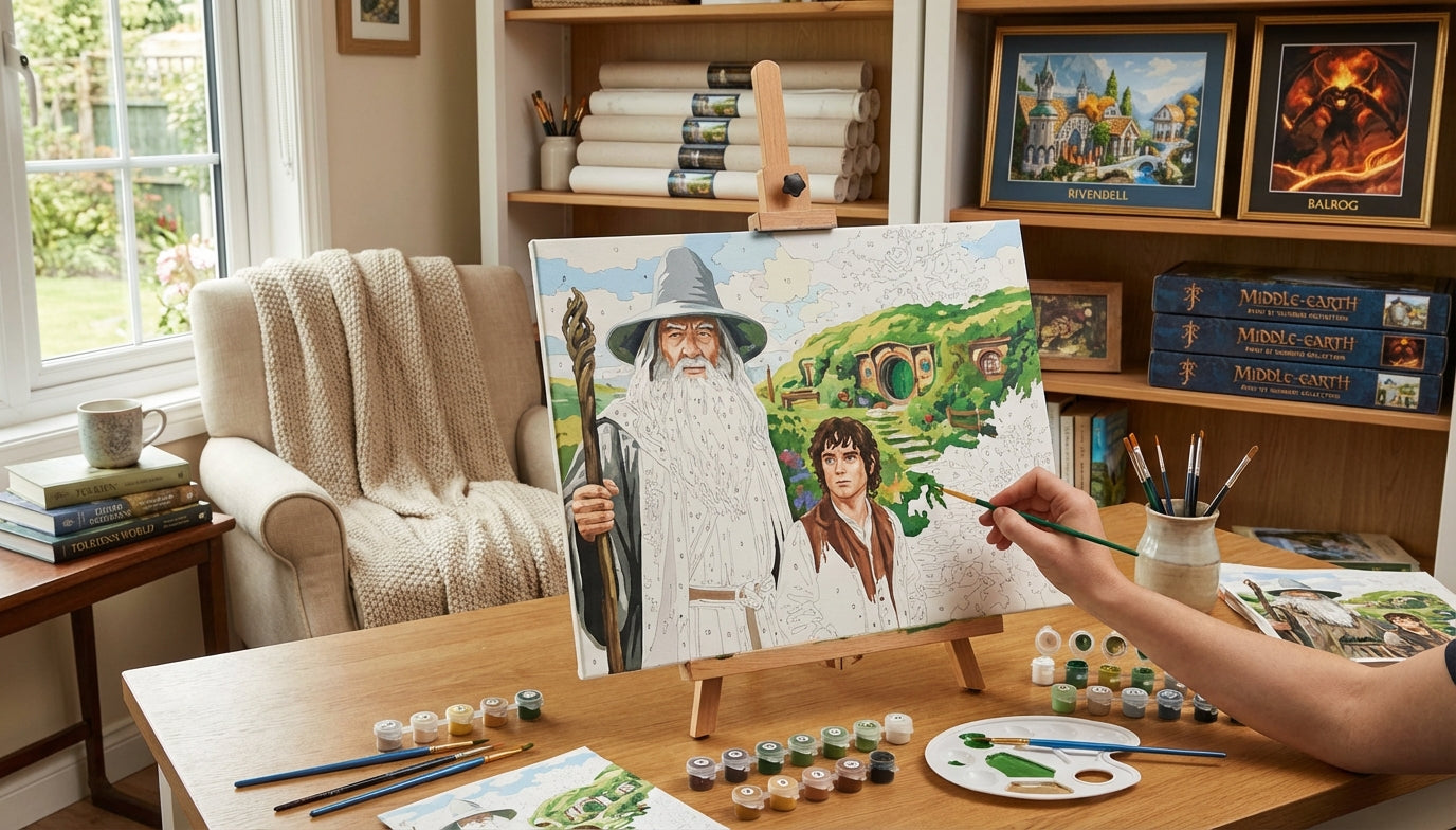 Where to Find Exclusive Lord of the Rings Paint by Numbers Kits for Adults