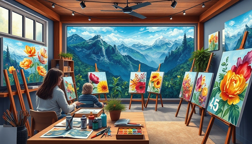 Explore Wildlife and Nature Paint by Numbers Kits for Adults