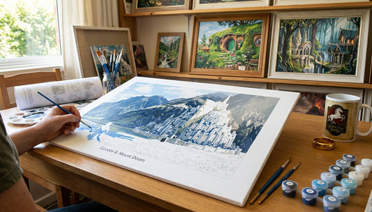 Explore Gondor: Top-Rated Wildlife and Nature Paint by Numbers Kits for Adults (LotR Themes)